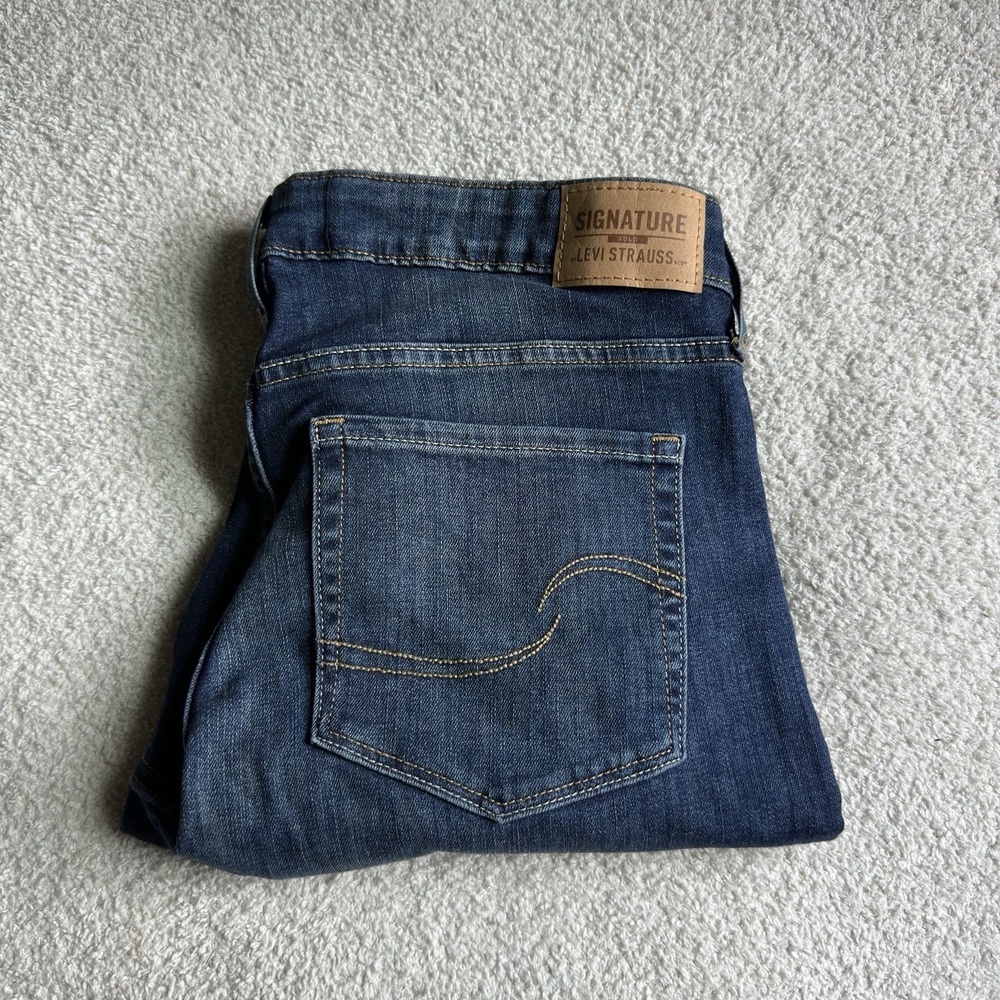 NWT Levi Strauss Signature Gold Maternity Baby Bump Skinny Jeans Women's M